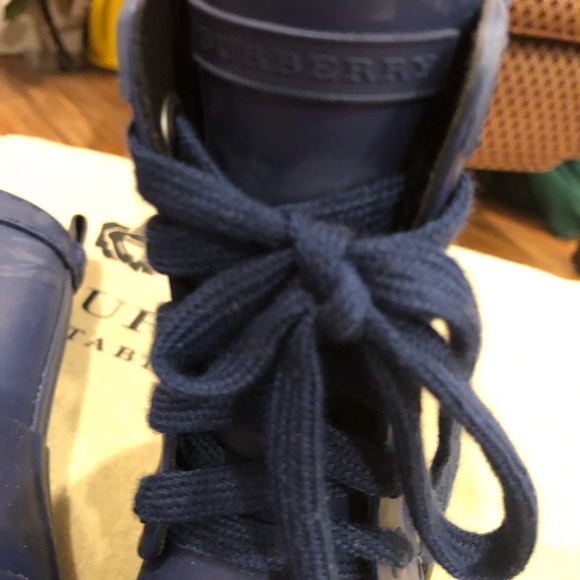 Authentic Burberry rain boots 27 USA 10 - Picture 3 of 4